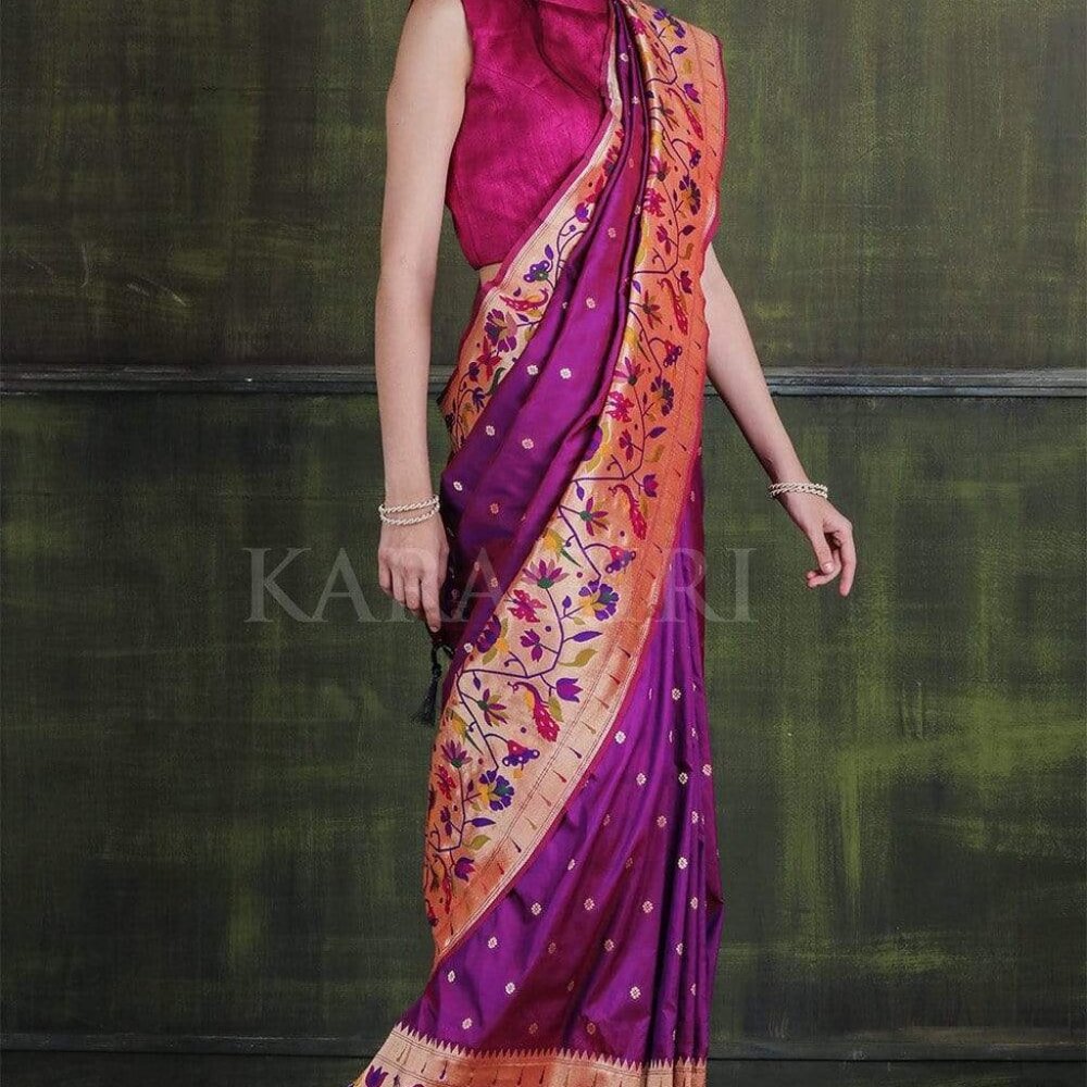 Paithani Silk Saree with Blouse